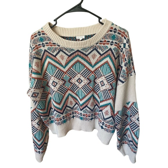 En Creme Sweaters - En Creme Aztec Sweater